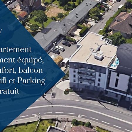 Homey Chloe - New - Parking Gratuit - Balcon Prive - Proche Geneve 안마스 외부 사진