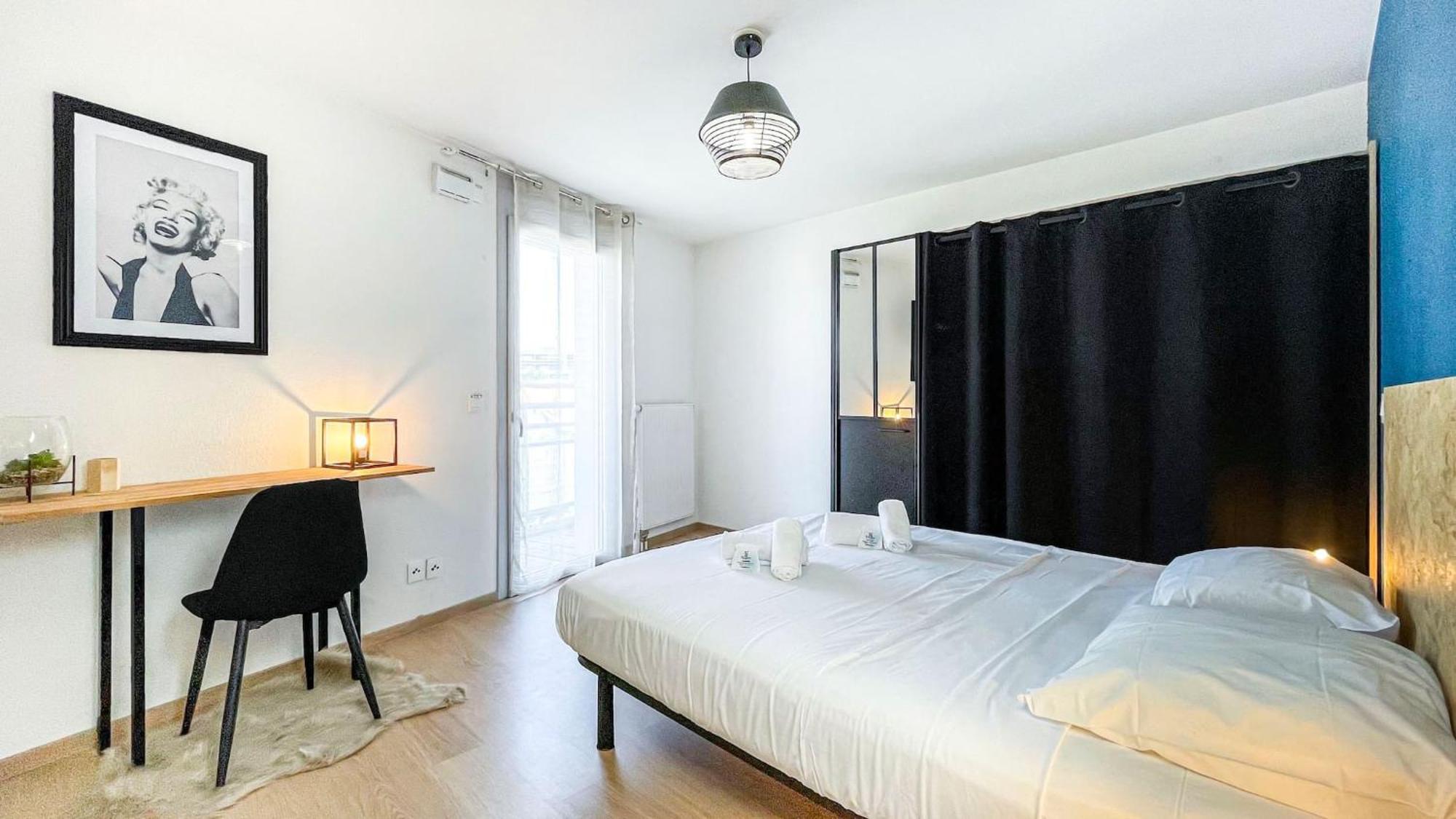 Homey Chloe - New - Parking Gratuit - Balcon Prive - Proche Geneve 안마스 외부 사진